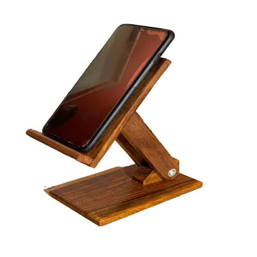 Handcrafted Wooden Mobile Phone Stand