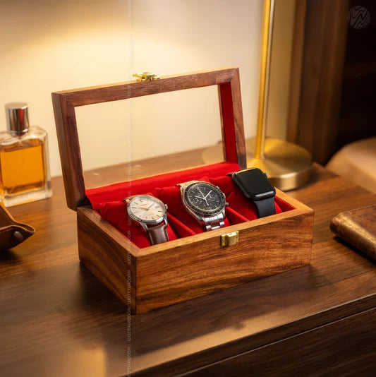 Wooden Watch Box Premium Quality Handcrafted Luxury Wooden Watch Box